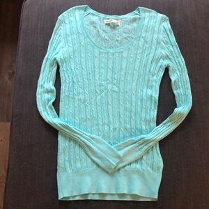 Old Navy brand, size S teal sweater.